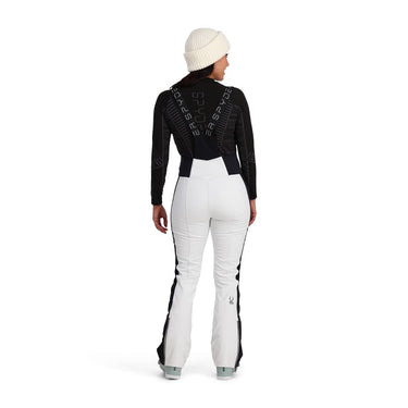 Spyder Womens Strutt Bib Shell Ski Pant White Size 16