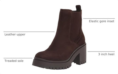 BLONDO WOMEN'S WATERPROOF RAQUEL FASHION BOOT, BROWN, SIZE 9