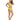 DKNY Women's Molded Underwire Bikini Top (Fluro Yellow, X-Large) DKNY