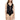 BCBGeneration Women's Zip Front Bodysuit Shirt, Black, M BCBGeneration