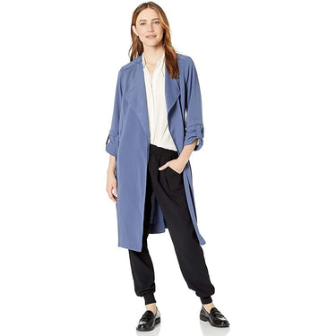 Kensie Women's Soft Drape Jacket Blazer, Blue Indigo, Small kensie