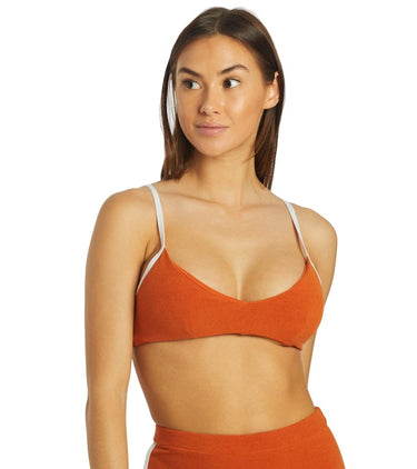 Rip Curl Azalea Solid Crop Cinnamon XS Rip Curl