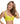 DKNY Women's Molded Underwire Bikini Top (Fluro Yellow, X-Large) DKNY