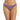 Quintsoul Swimwear Mid-Rise Ruched Side Lilly Bottoms Purple LG Quintsoul