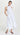 Vince Draped Neck Halter Womans Dress Optic White Size M Vince