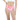 BCBGMAXAZRIA Women's High Waisted Swimsuit Bottom Moderate Coverage, Pink, 6 BCBGMAXAZRIA