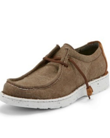 Justin Men's Men's Honcho Clay Shoes Moc Toe - JM302 12 D(M) US Brown Justin