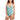 BCBGeneration Women's One Piece Swimsuit with Adjustable Straps, Mint, Small BCBGeneration