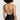 Madewell Women's Second Wave Spaghetti Strap One-Piece Swimsuit, True Black, L Madewell