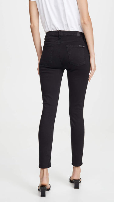 7 For All Mankind The Ankle Skinny in Slim Illusion Black Slim Illusion Black 27 7 For All Mankind
