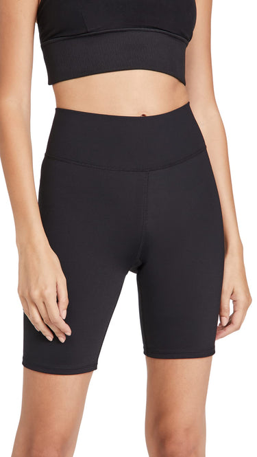 Madewell MWL Form High-Rise 7" Biker Shorts True Black LG (Women's 10-12) Madewell