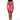 La Blanca Women's Over The Shoulder Tankini Swimsuit Top, Pop Pink Size 12 La Blanca