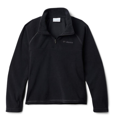 Columbia Youth Boys Glacial Half Zip, Black, Medium Columbia