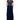 Xscape Long Cap Sleeve Tiered Gown with Appliques Navy/Silver 12 Xscape