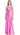 L'AGENCE Women's Majesty Dress with Chain, Magenta Pink, 2