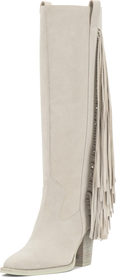Vince Camuto Pelia Fringe Extra Wide Calf Knee High Boot Bone Extra Wide Calf 6W Vince Camuto