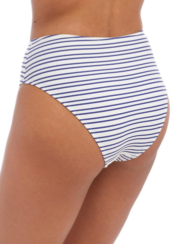 NWT Women Freya New Shores High Waist Swim Brief Color Ink/White Size XS