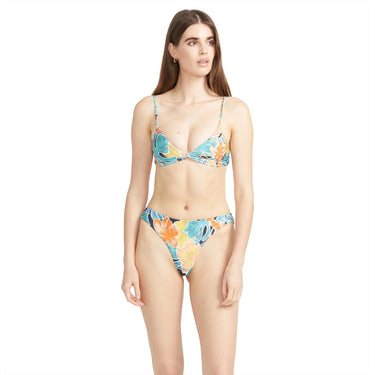 Volcom Women's Take It Easy Cheekini Bikini Bottom Multi L Volcom