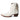 Corral Women's Embroidery Zipper Ankle Boots Low Heel Leather Pearl, Size 7M Corral Boots