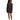 Madewell Womens, Addy Mini Dress - Viscose, True Black, Medium Madewell