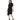 Vince Womens S/S Side TIE Dress, Black, Size XS Vince
