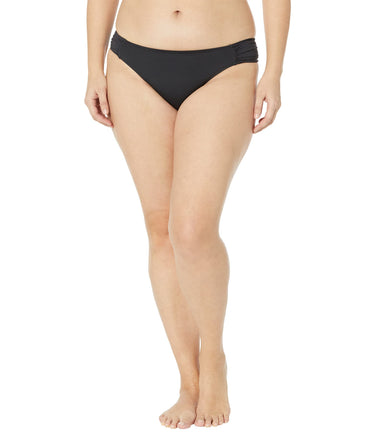 Lauren Ralph Lauren Solid Hipster Bikini Bottoms for Women -Black 10 Lauren Ralph Lauren