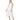 Vince Draped Neck Halter Womans Dress Optic White Size M Vince