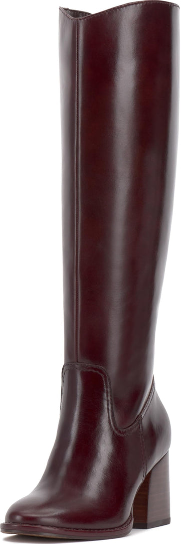 Vince Camuto Leila Wide Calf Knee High Boot, Rich Mahogany Wide Calf, 9 Vince Camuto
