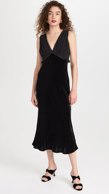 Rails Women's Gilda Dress, Black Velvet Size XS