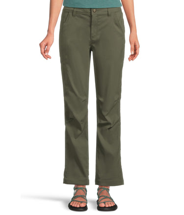Prana Women's Stretch Zion Mid Rise Pants, olive Size 2 prAna