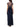 Xscape Short Sleeve Long Sheer Matte Jersey with Bead Top Navy 8 Xscape