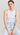 Free People Women's Hayley Racerback Brami, White, XS-SM (Women's 0-6) Free People