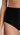 Madewell Women's Second Wave Retro High-Waisted Bikini Bottoms, True Black, L Madewell