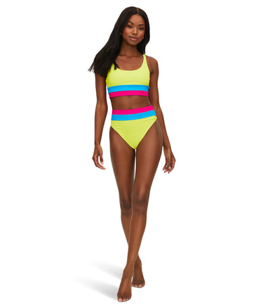 Beach Riot Heidi Bottoms Retro Brights Color-Block MD Beach Riot