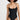 Madewell Women's Second Wave Spaghetti Strap One-Piece Swimsuit, True Black, L Madewell