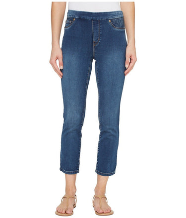 Tribal Women's Dream Jean Pull On Capri, Retro Blue, 0 Tribal