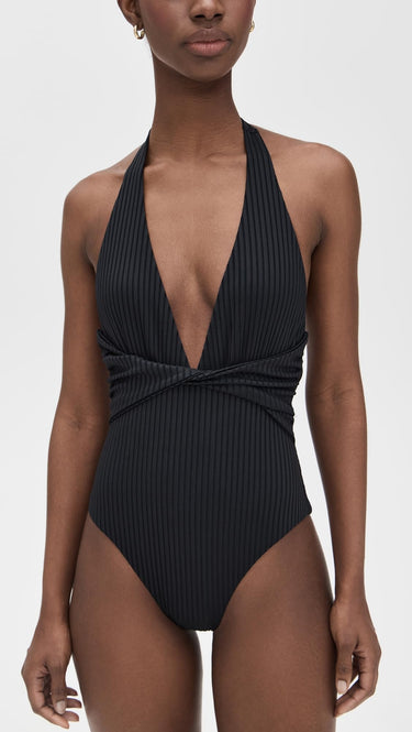L*Space Coast to Coast One Piece Swimsuit - Black-L