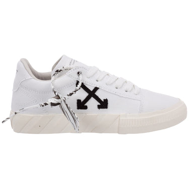 OFF-WHITE Low Vulcanized Women's Sneakers White, White, Size 9 US OFF-WHITE