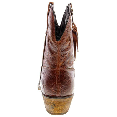 Women's Dingo Adobe Rose Light Brown Distresssed leather boots Size 7 B (M)