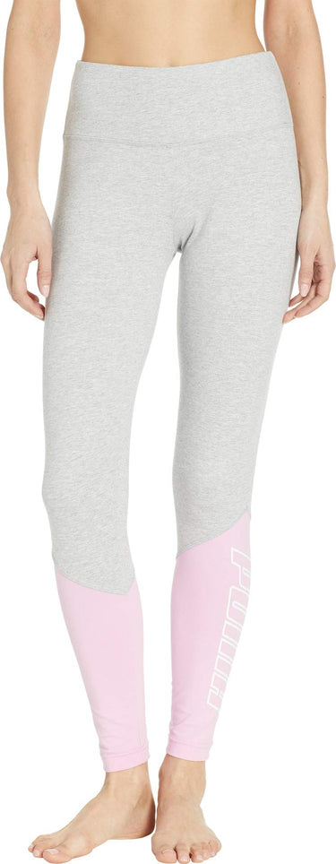 Puma Women's Leggings Pants, Light Gray Heather/Lilac Sachet, XS PUMA