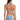 La Blanca Women's Over Shoulder Bikini Swimsuit Top, Multi Crystal Cove Size 12 La Blanca