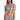 La Blanca Women's Over Shoulder Bikini Swimsuit Top, Multi Crystal Cove Size 12 La Blanca