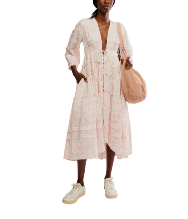 Free People Womens Pappiet Midi Femme Combo Medium Free People