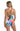 La Blanca Womens Rouched Mio One Piece Swimsuit, Multi Electric Shore Size 6 La Blanca