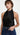 Vince Halter Neck Woman's Satin Blouse Black Size M Vince
