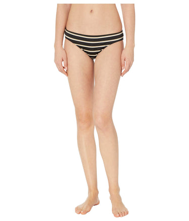 Lauren Ralph Lauren Womens Metallic Striped Swim Bottom Separates Black 12 Lauren Ralph Lauren