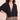 Free People Women's Elsa Bodysuit, Black, Large Free People