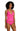 La Blanca Women's Over The Shoulder Tankini Swimsuit Top, Pop Pink Size 12 La Blanca