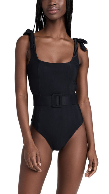 Beach Riot, Womens, Sydney One-Piece, Black 1, Small Beach Riot