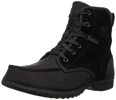 Sorel Men's Ankeny Moc Toe Snow Boot, Black, Size 8 D US Sorel